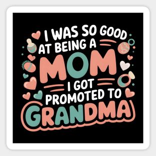 Promoted to Grandma Magnet